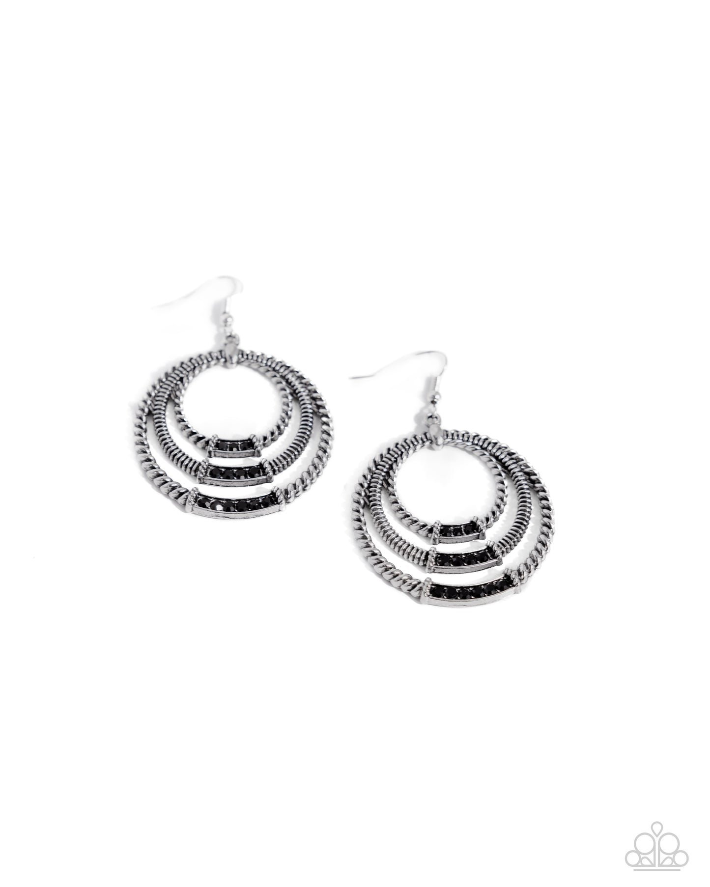 Contemporary Culture Black Earrings - Jewelry by Bretta