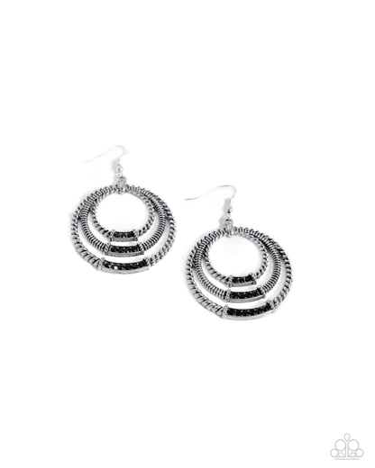Contemporary Culture Black Earrings - Jewelry by Bretta