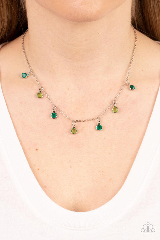 Carefree Charmer Green Necklace - Jewelry by Bretta