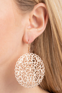 The Whole Nine VINEYARDS Rose Gold Earrings - Jewelry by Bretta