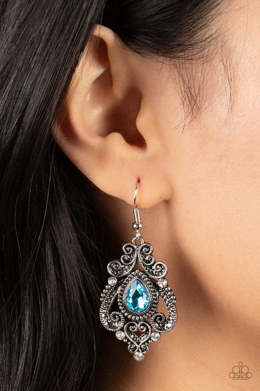 Palace Perfection Blue Earrings - Jewelry by Bretta
