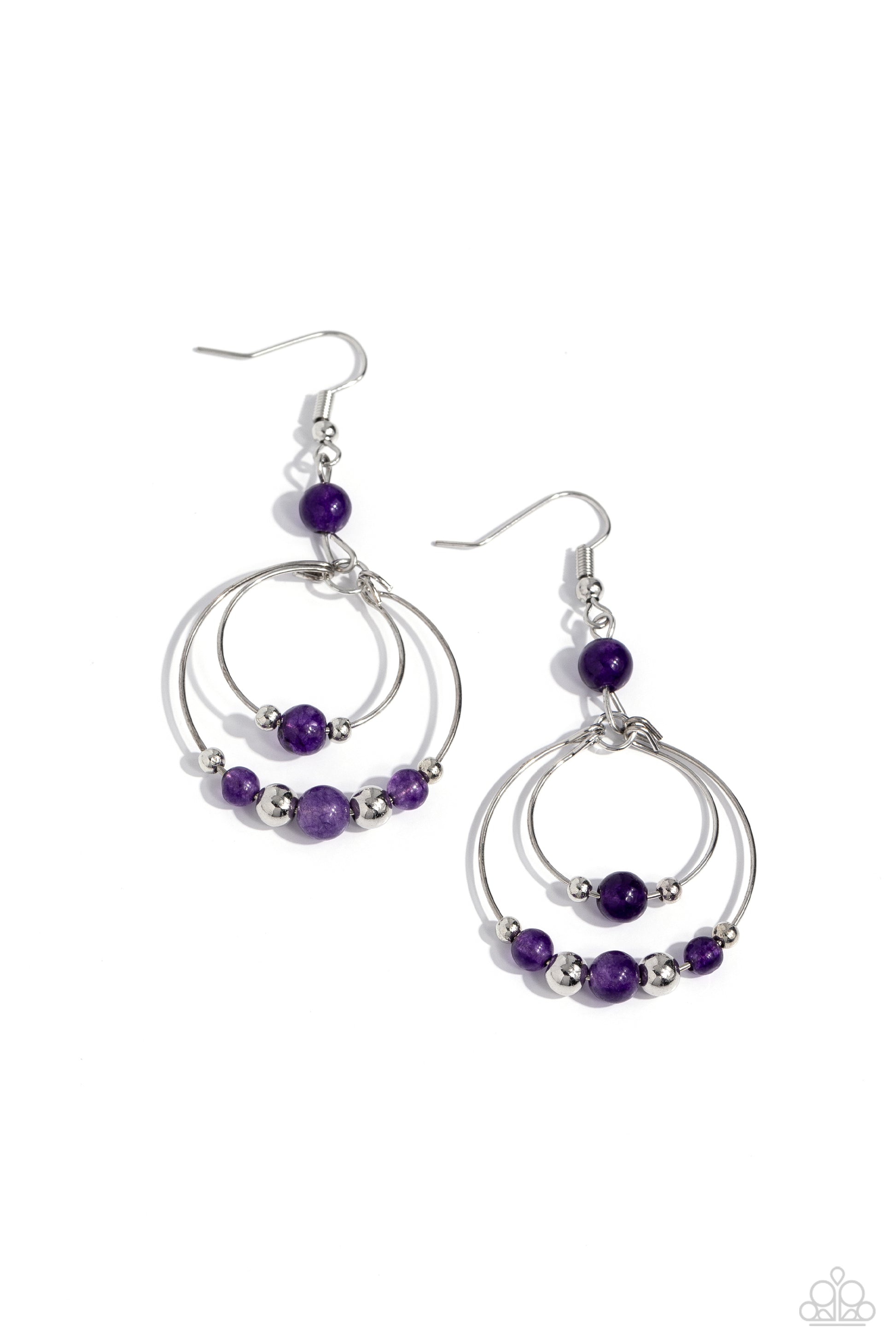Eco Eden Purple Earrings - Jewelry by Bretta