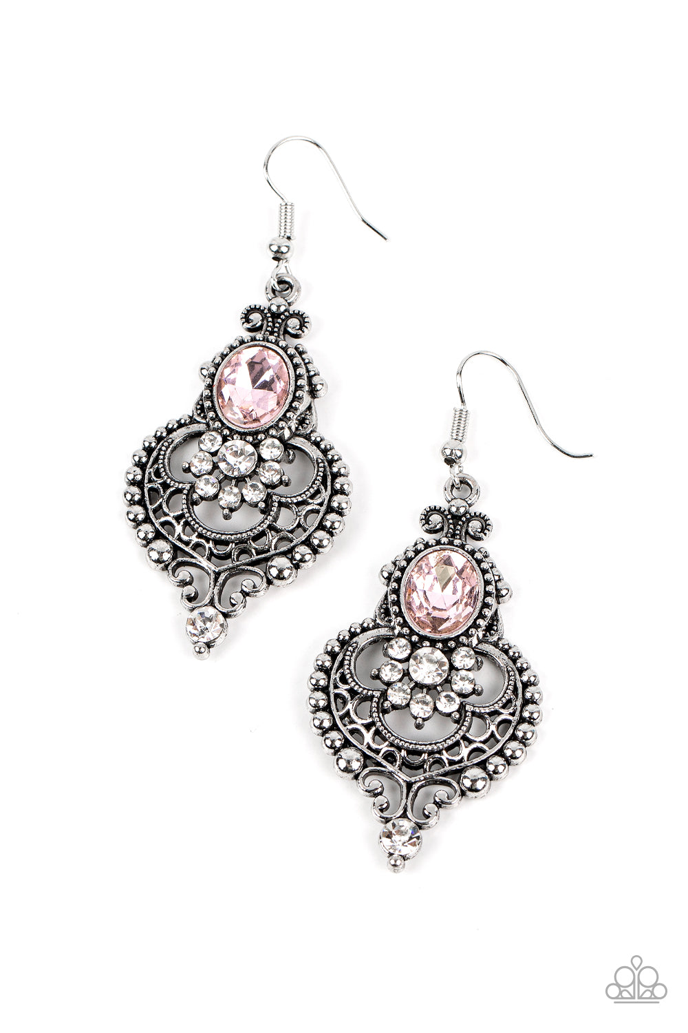 Castle Chateau Pink Earrings - Jewelry by Bretta