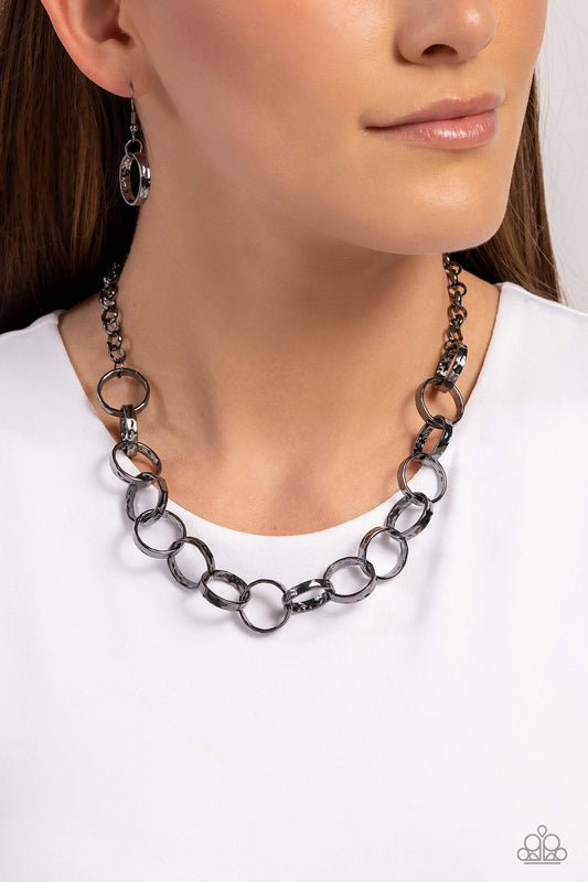 Metro Medley Black Necklace - Jewelry by Bretta