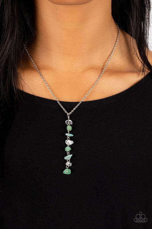Tranquil Tidings Green Necklace - Jewelry by Bretta