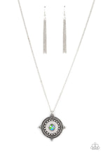 Compass Composure Green Necklace - Jewelry by Bretta