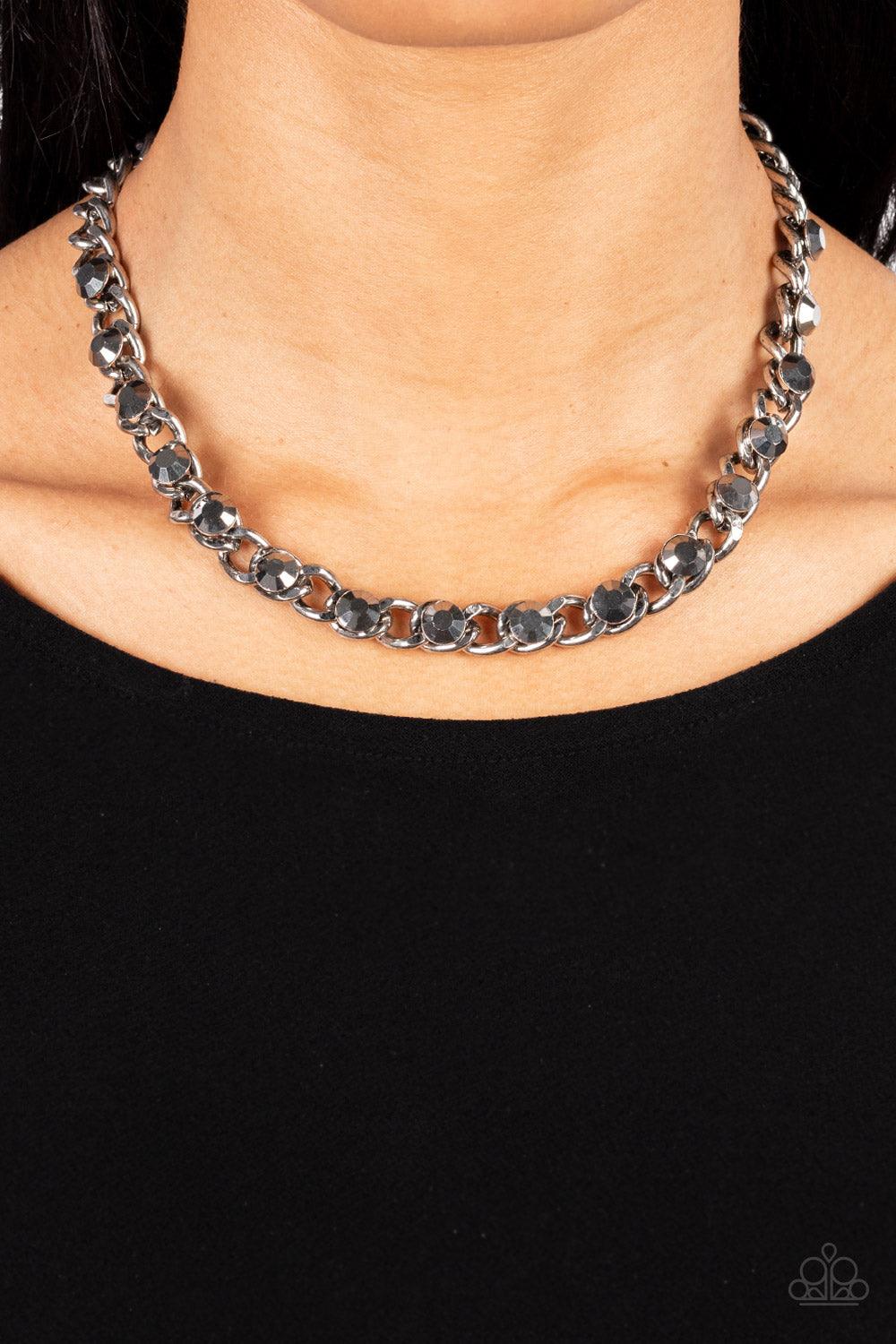 Major Moxie Silver Necklace - Jewelry by Bretta
