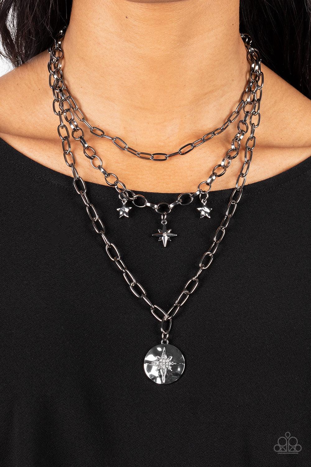 Under the Northern Lights Black Necklace - Jewelry by Bretta