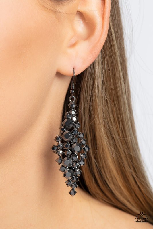 Celestial Comet Black Earrings - Jewelry by Bretta