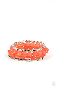 Seaside Siesta Orange Bracelet - Jewelry by Bretta