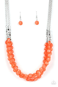 Pacific Picnic Orange Necklace - Jewelry by Bretta