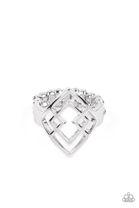 Diamond Duo Silver Ring - Jewelry by Bretta