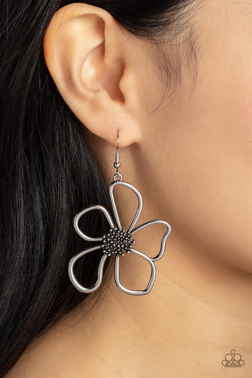 Wildflower Walkway Silver Earrings - Jewelry by Bretta
