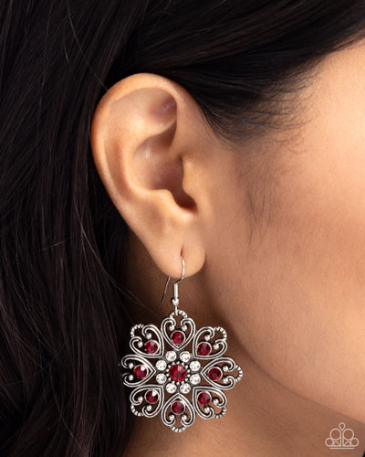 Garden of Love Red Earrings - Jewelry by Bretta