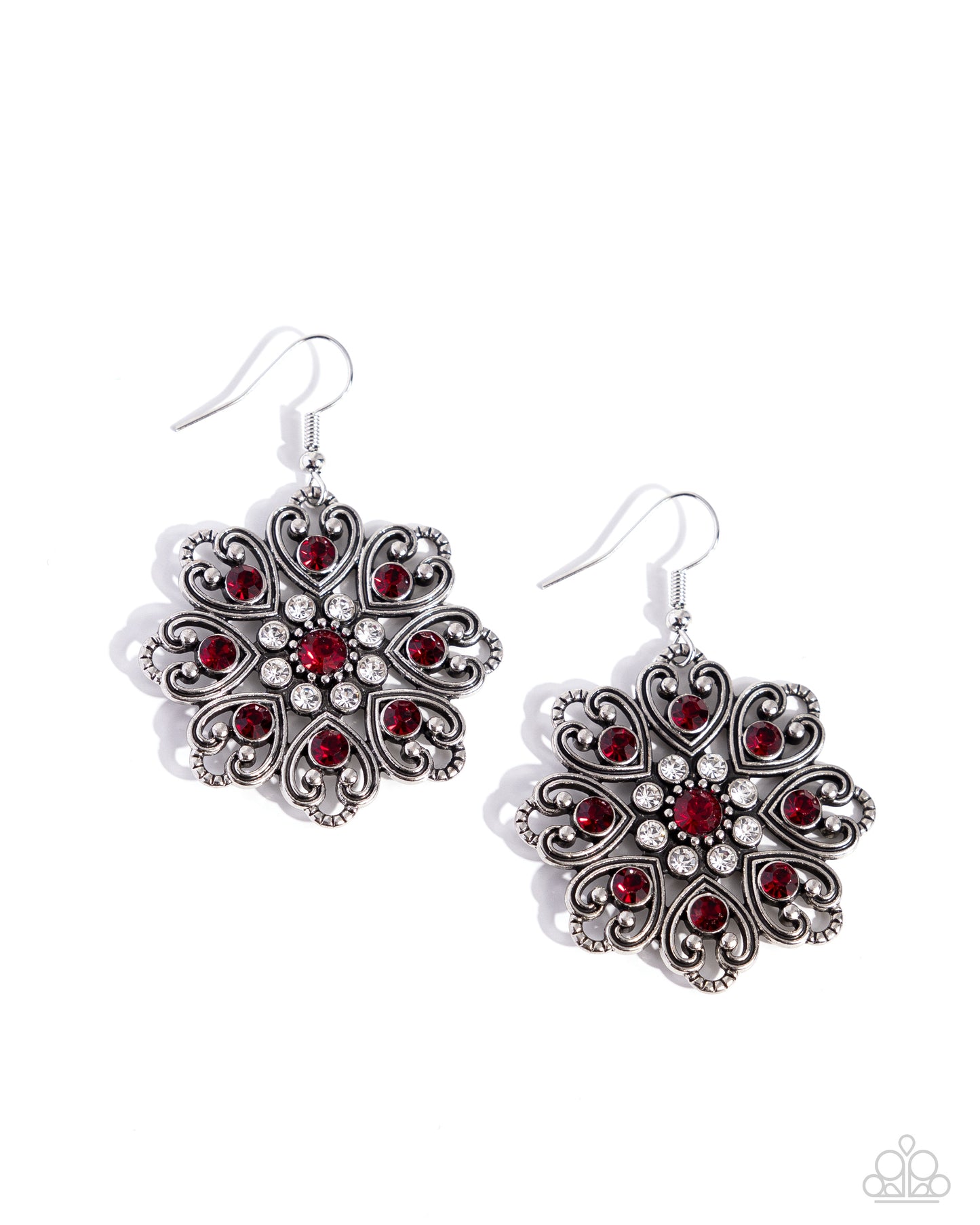 Garden of Love Red Earrings - Jewelry by Bretta