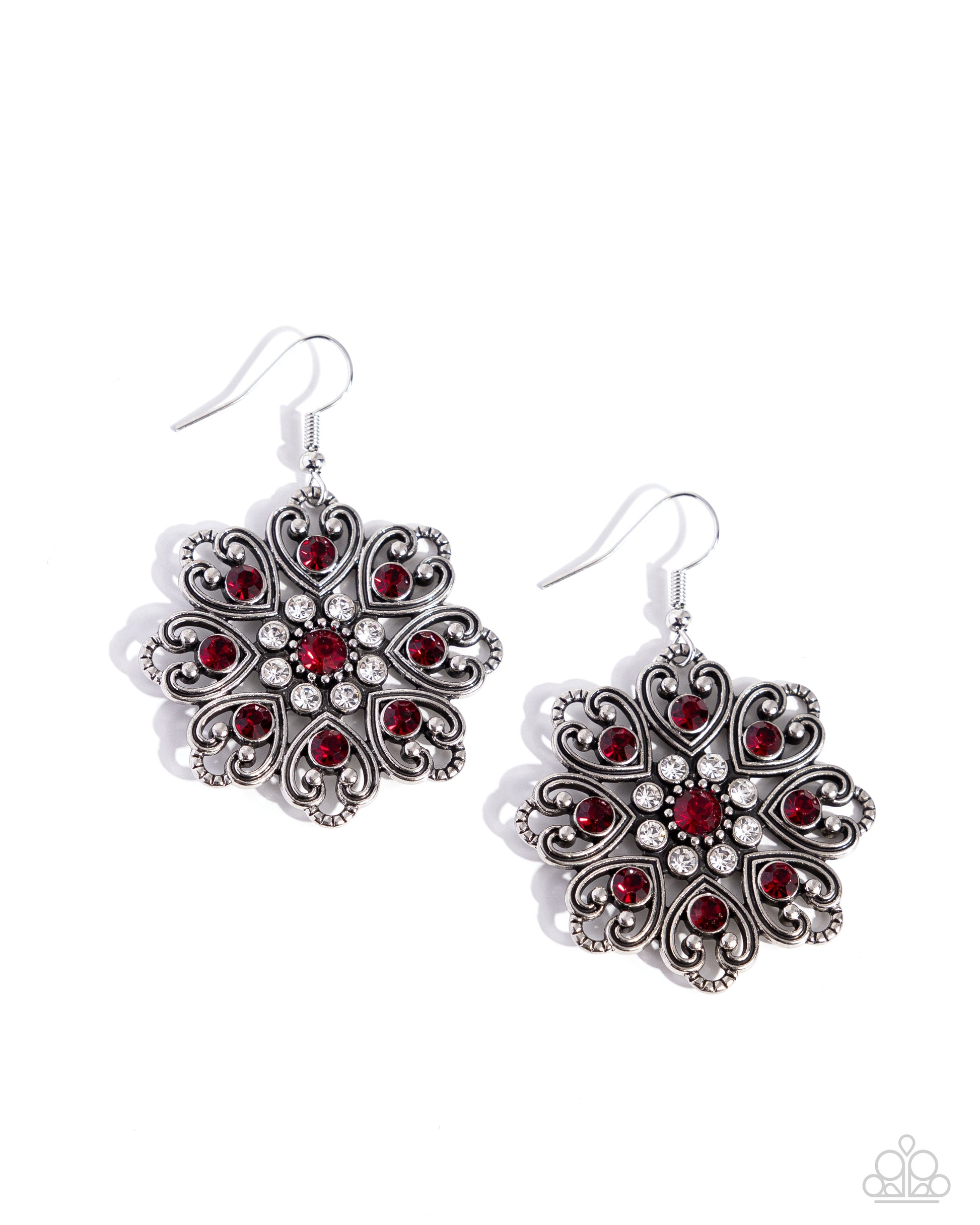 Garden of Love Red Earrings - Jewelry by Bretta