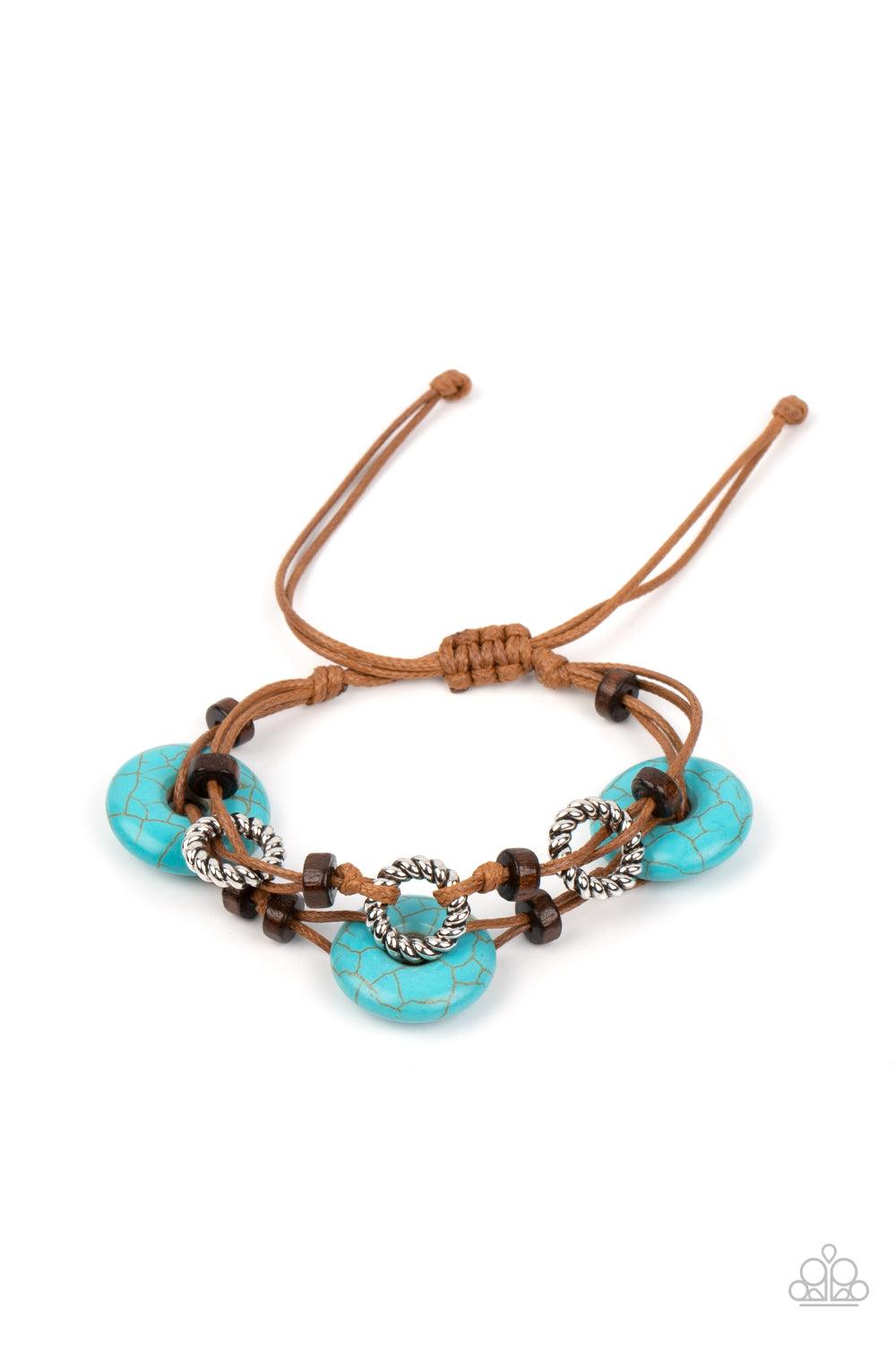 Quarry Quandary Blue Bracelet - Jewelry by Bretta