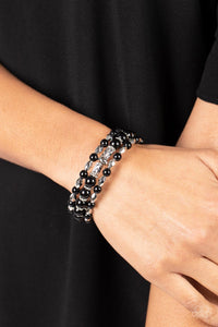 Colorfully Coiled Black Coil Bracelet - Jewelry by Bretta
