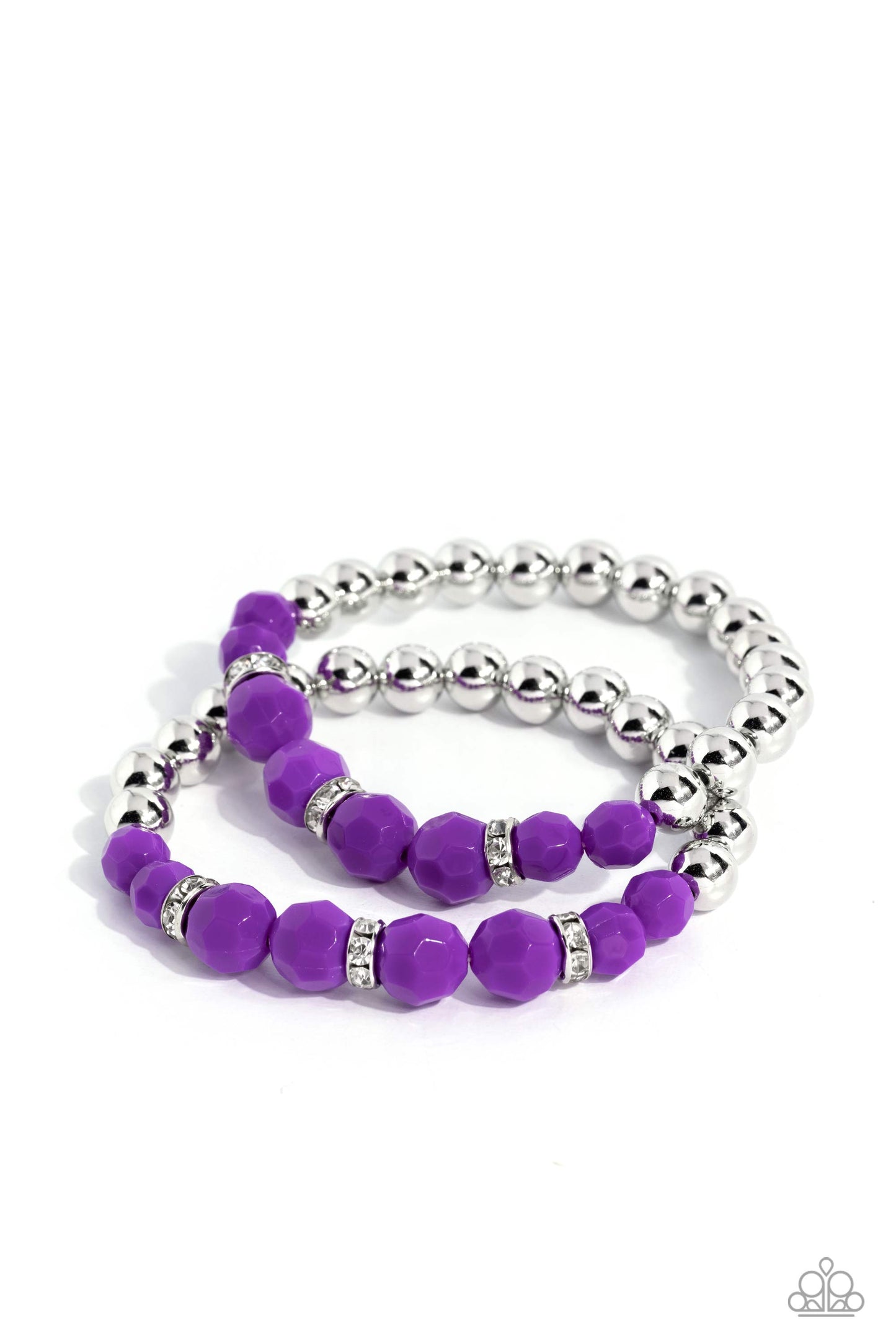 Two by Two Twinkle Purple Bracelets - Jewelry by Bretta