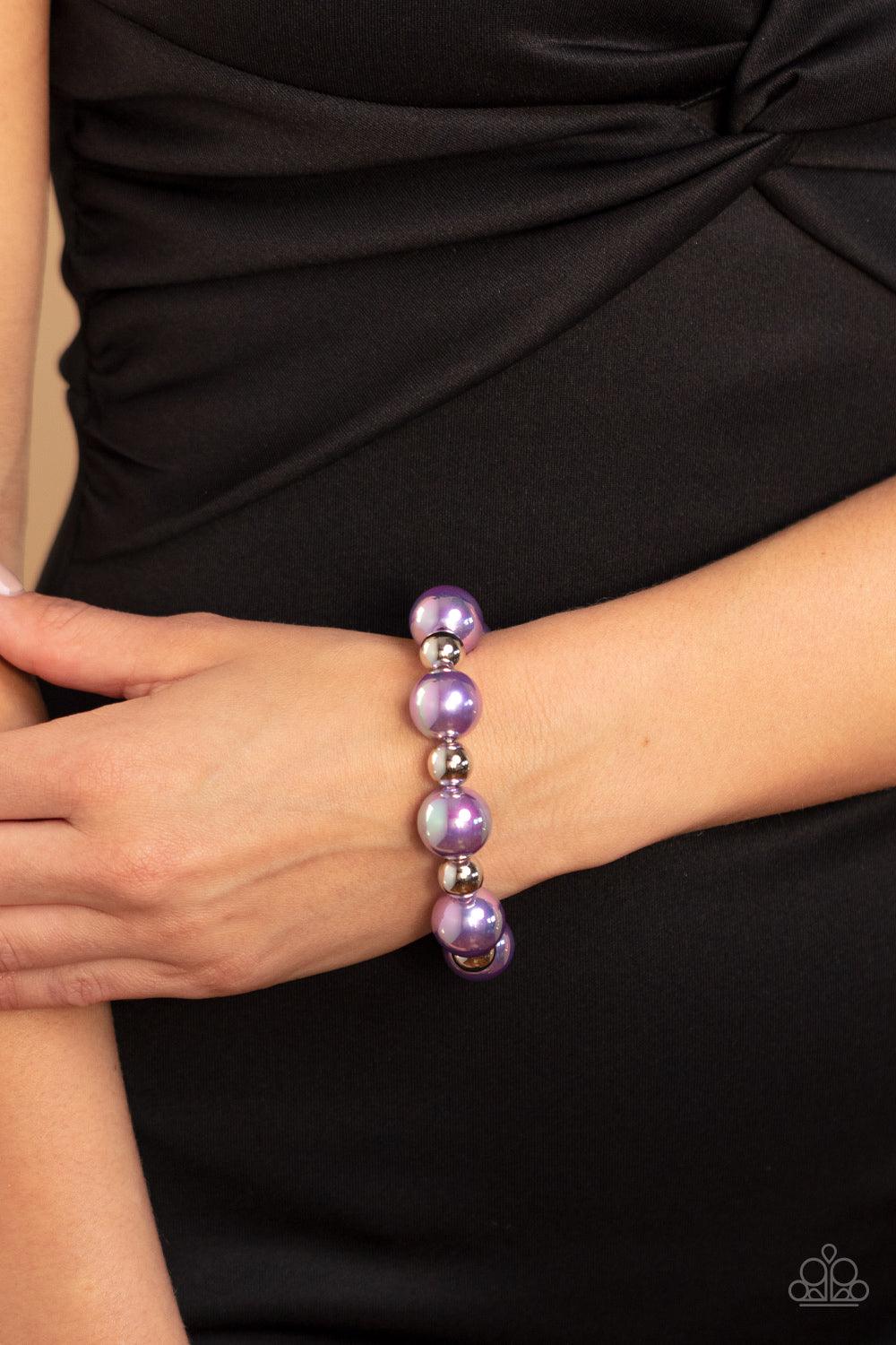 A DREAMSCAPE Come True - Purple Bracelet - Jewelry by Bretta