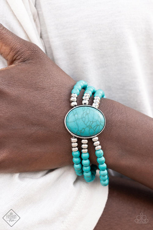 Stone Pools Blue Bracelet - Jewelry by Bretta