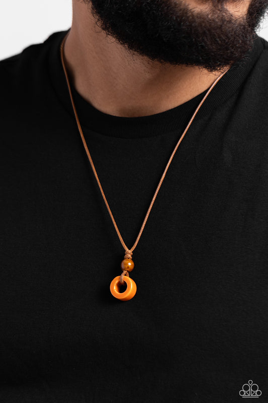 Sunset Sabbatical Orange Necklace - Jewelry by Bretta