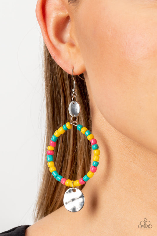 Cayman Catch Yellow Earrings  - Jewelry by Bretta