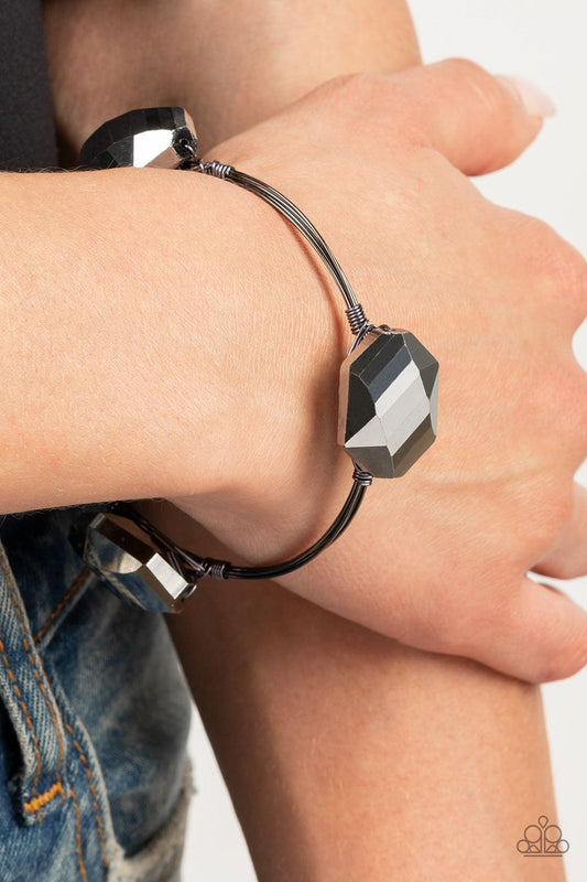 Galactic Getaway Black Bracelet - Jewelry by Bretta