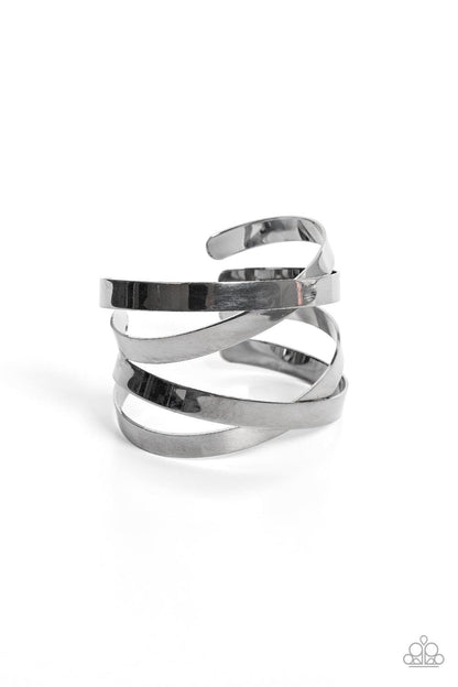 Industrial Imagination Black Bracelet - Jewelry by Bretta