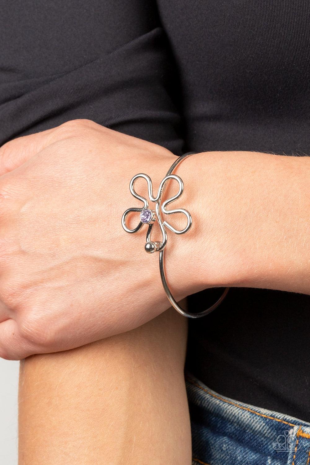 Floral Innovation Purple Bracelet - Jewelry by Bretta