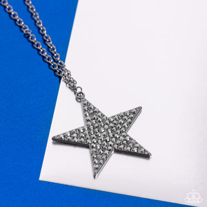 Rock Star Sparkle Black Necklace - Jewelry by Bretta