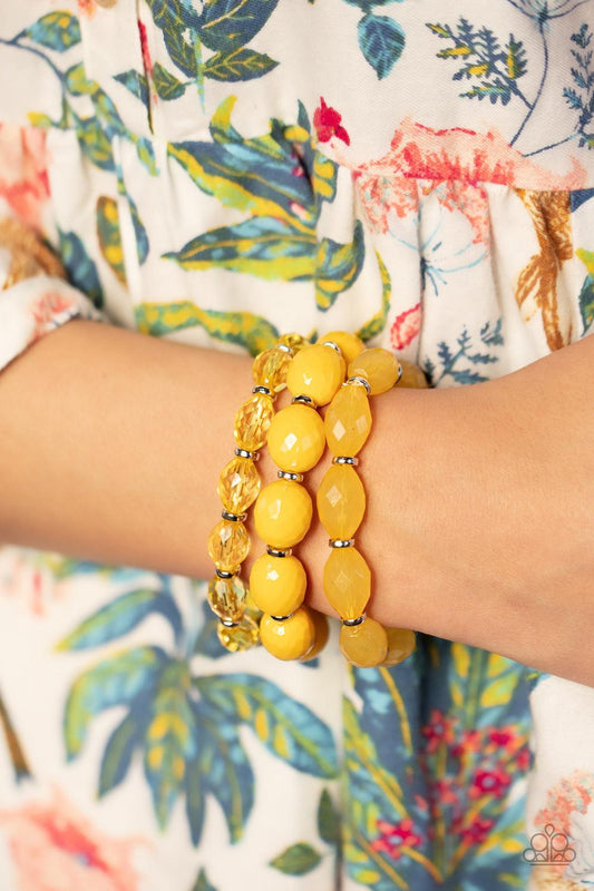 High Tide Hammock Yellow Bracelets - Jewelry by Bretta