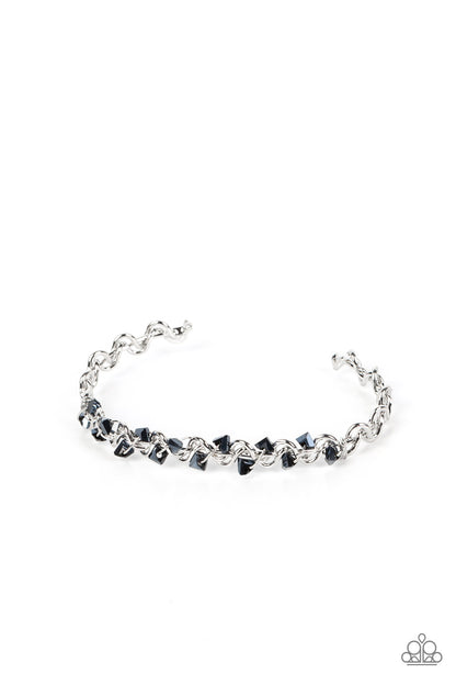 Space Age Artisan Blue Bracelet - Jewelry by Bretta