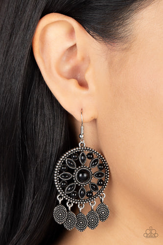 Sagebrush Symphony Black Earrings - Jewelry by Brettta