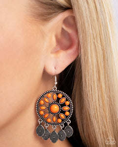 Sagebrush Symphony Orange Earrings - Jewelry by Bretta