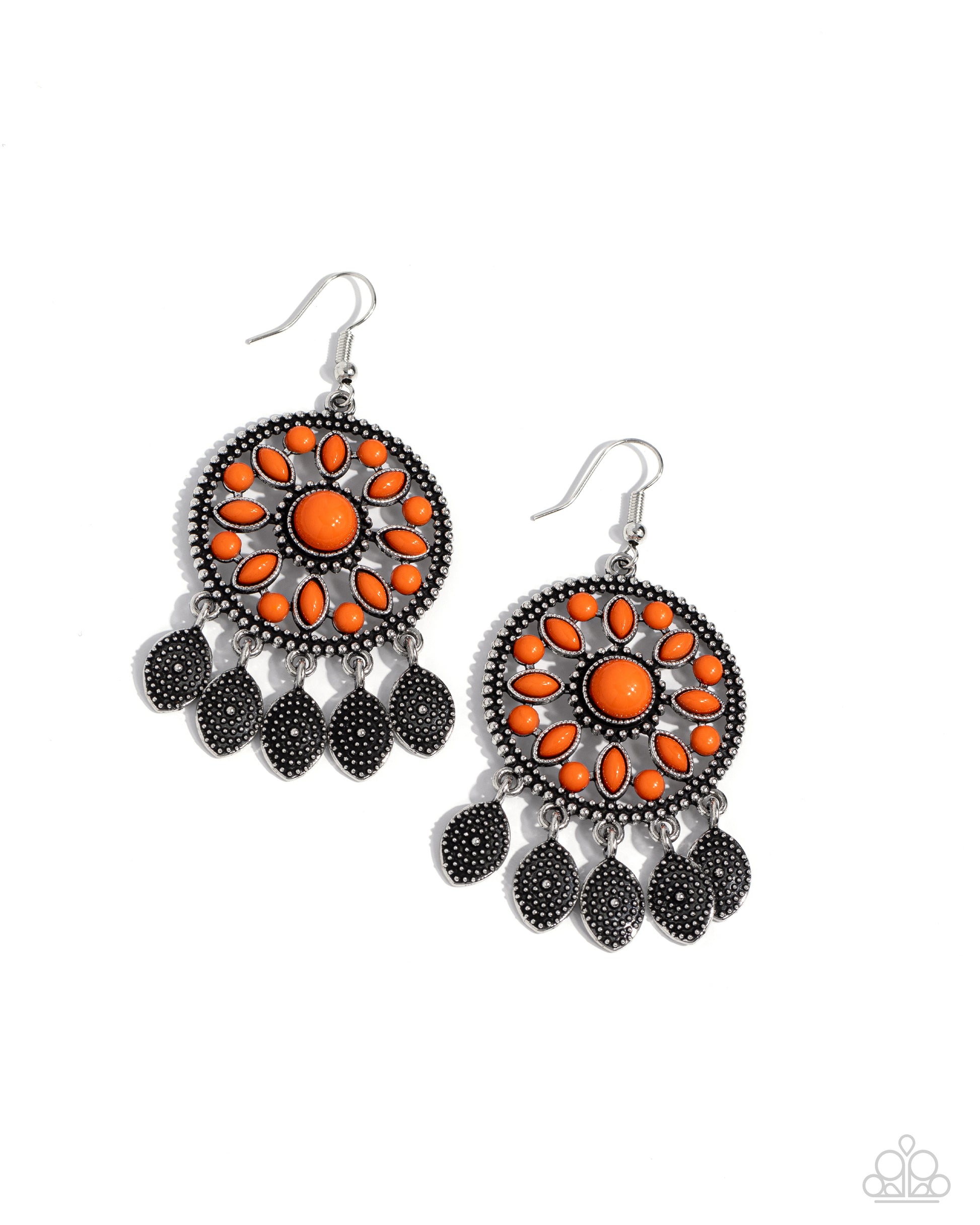 Sagebrush Symphony Orange Earrings - Jewelry by Bretta