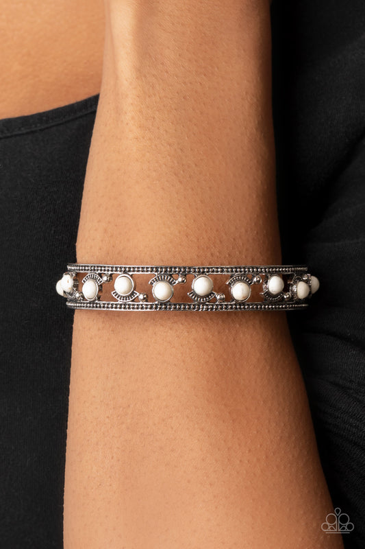 Badlands Bliss White Bracelet - Jewelry by Bretta