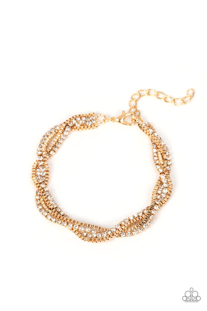 Box Office Bling Gold Bracelet - Jewelry by Bretta