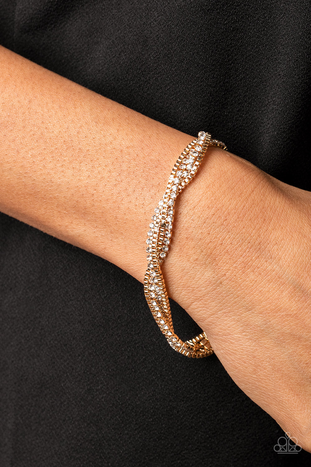 Box Office Bling Gold Bracelet - Jewelry by Bretta
