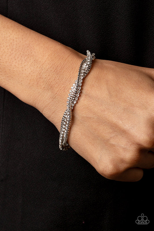Box Office Bling White Bracelet - Jewelry by Bretta