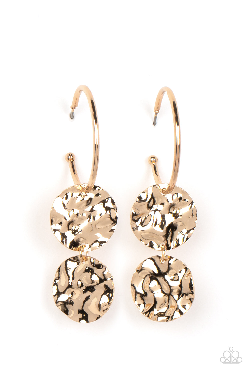 Sending Shock Waves - Gold Earrings - Jewelry by Bretta