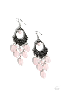 Botanical Escape Pink Earrings - Jewelry by Bretta