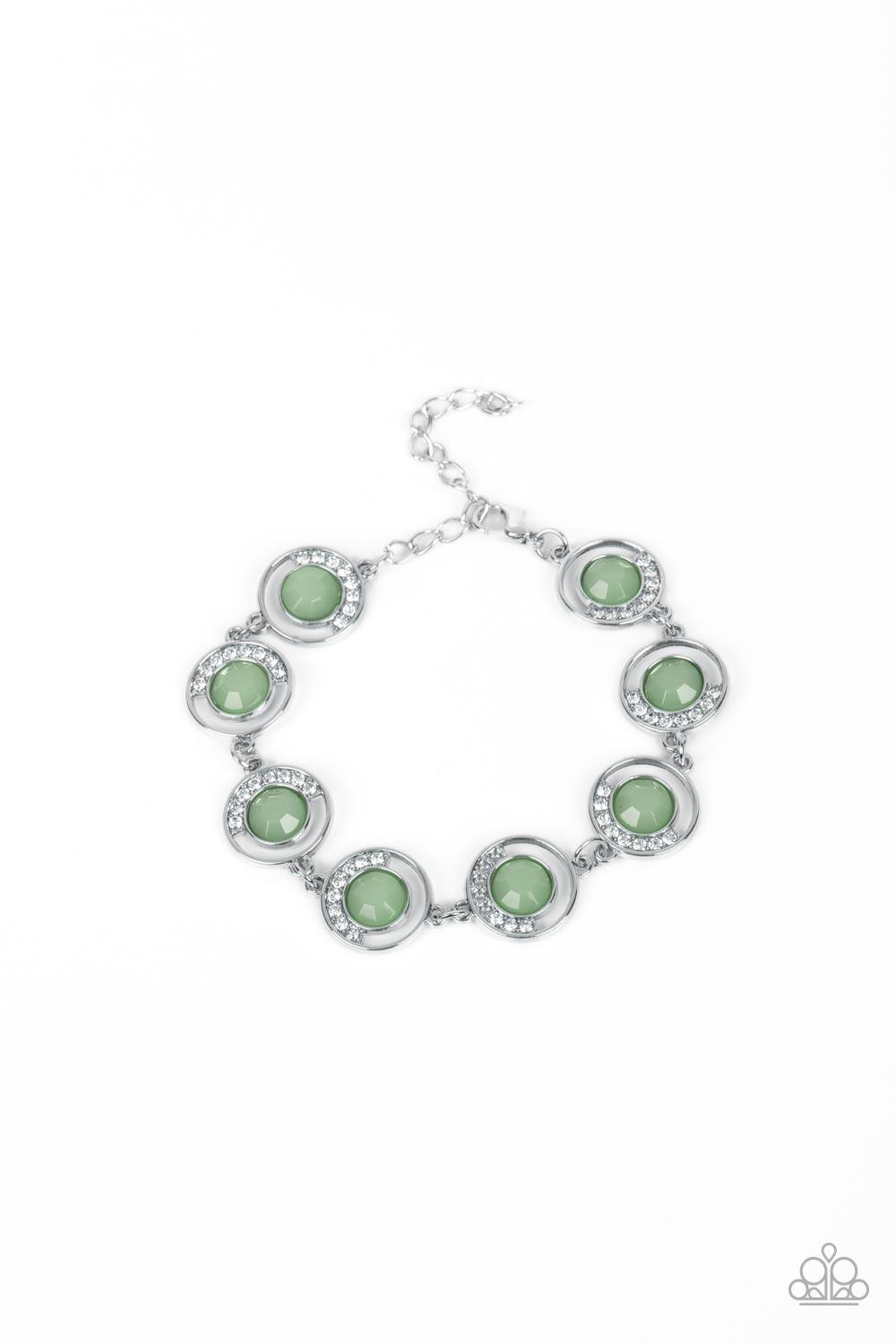 Twinkling Trajectory Green Bracelet - Jewelry by Bretta