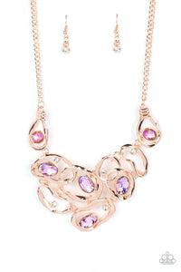 Warp Speed Rose Gold Necklace - Jewelry by Bretta - Jewelry by Bretta