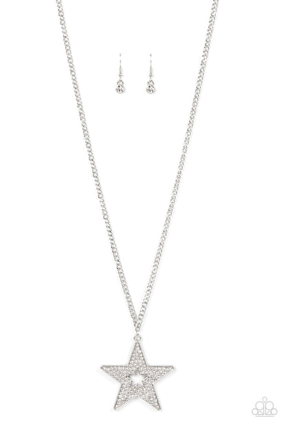 Superstar Stylist White Necklace - Jewelry by Bretta