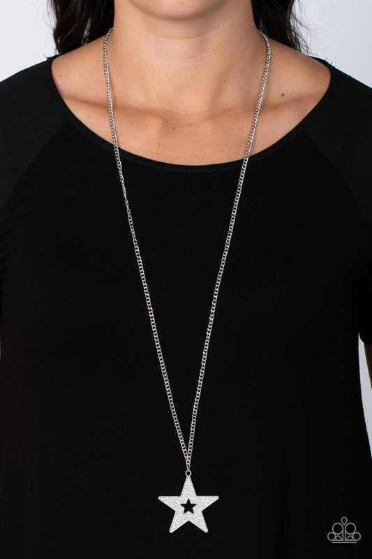 Superstar Stylist White Necklace - Jewelry by Bretta