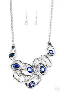 Warp Speed Blue Necklace - Jewelry by Bretta