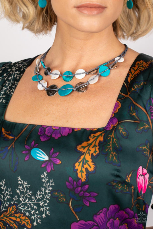 Barefoot Beaches Blue Necklace - Jewelry by Bretta