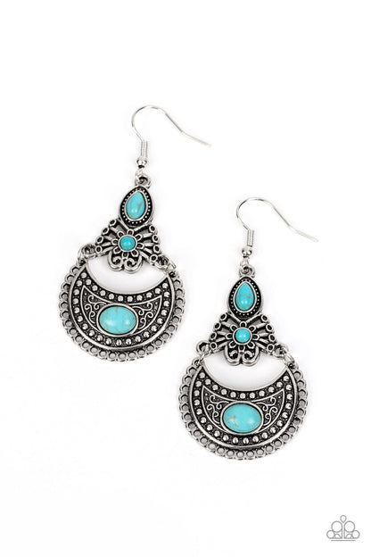 Sahara Samba Blue Earrings - Jewelry by Bretta