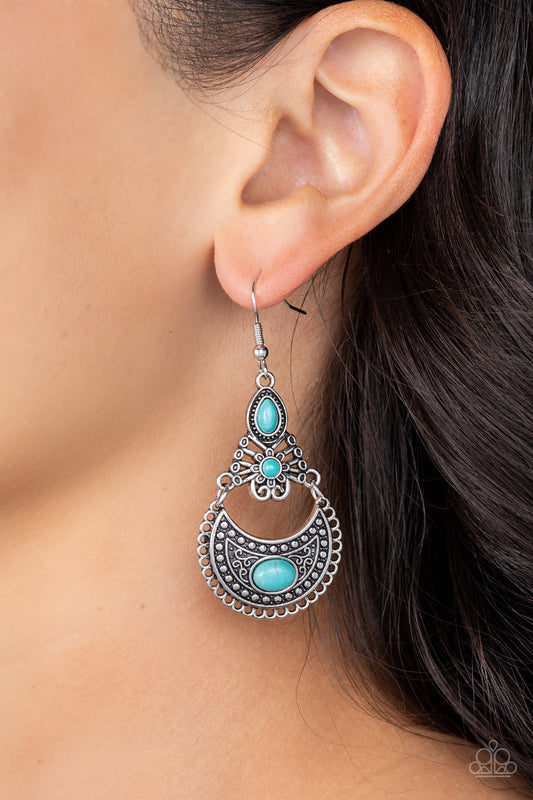 Sahara Samba Blue Earrings - Jewelry by Bretta